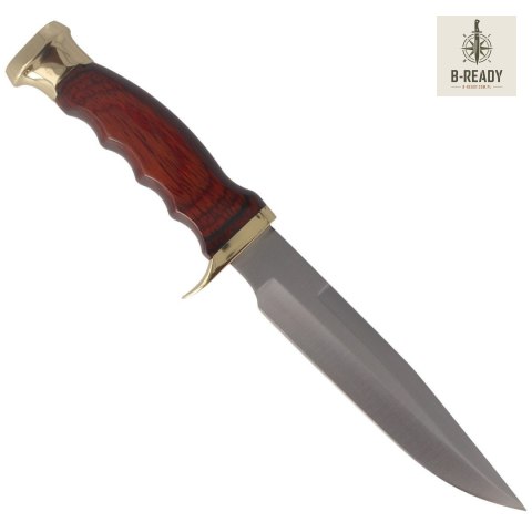 Nóż Muela Ranger-14R Brown Pakka Wood, Satin X50CrMoV15