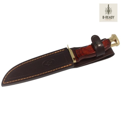 Nóż Muela Ranger-14R Brown Pakka Wood, Satin X50CrMoV15