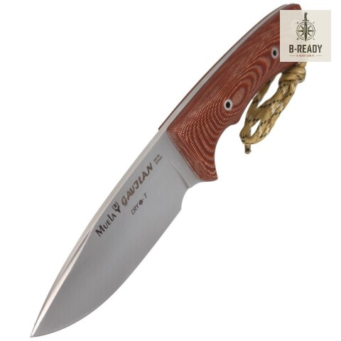 Nóż Muela Full Tang Brown Micarta, Satin 1.4116 CRYO-T (GAVILAN C)