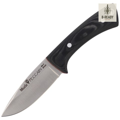 Nóż na szyję Muela Peccary-8M Neck Knife Black Micarta, Satin X50CrMoV15