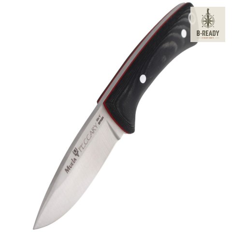 Nóż na szyję Muela Peccary-8M Neck Knife Black Micarta, Satin X50CrMoV15