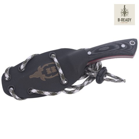 Nóż na szyję Muela Peccary-8M Neck Knife Black Micarta, Satin X50CrMoV15