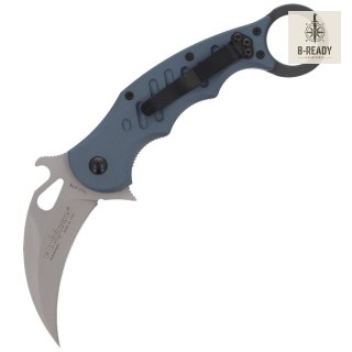 Nóż składany Fox Karambit w/ Emerson Wave Grey Aluminium, Sandblasted N690Co (478)
