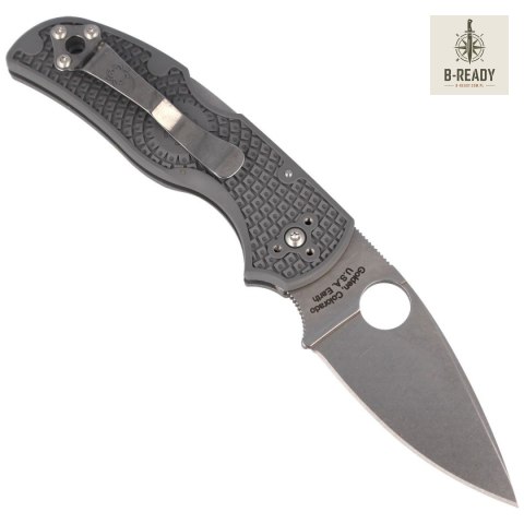 Nóż składany Spyderco Native 5 Lightweight Gray FRN, Satin Maxamet by Sal Glesser (C41PGY5)