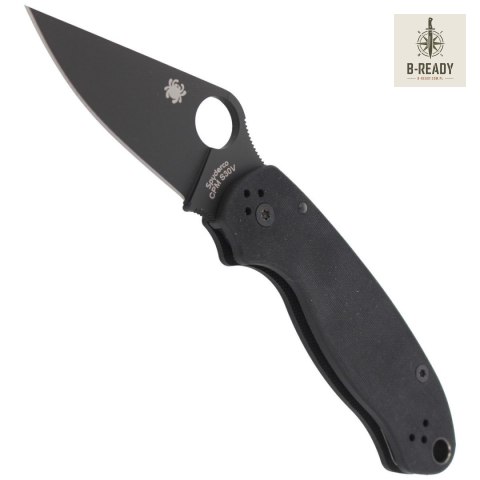 Nóż składany Spyderco Para 3 G-10 Black / Black Blade Plain (C223GPBK)