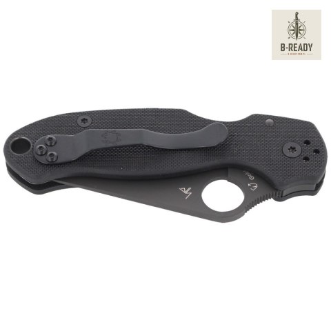 Nóż składany Spyderco Para 3 G-10 Black / Black Blade Plain (C223GPBK)