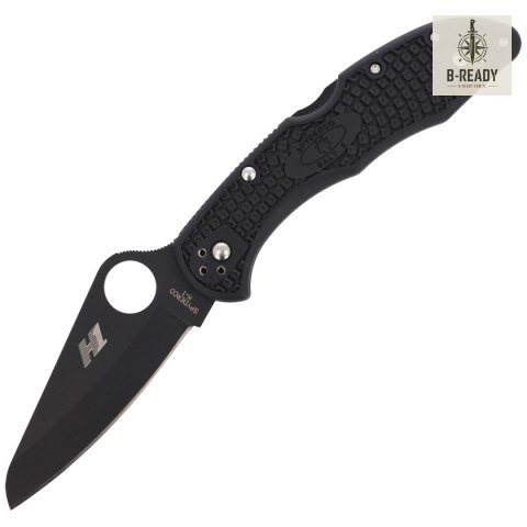 Nóż składany Spyderco Salt 2 FRN Black, Black Blade Plain H2 (C88PBBK2)