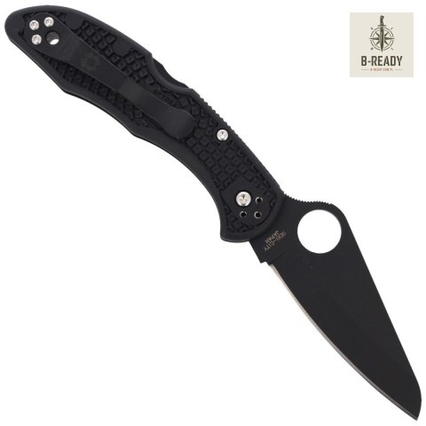 Nóż składany Spyderco Salt 2 FRN Black, Black Blade Plain H2 (C88PBBK2)