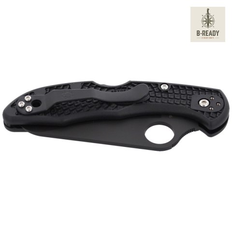 Nóż składany Spyderco Salt 2 FRN Black, Black Blade Plain H2 (C88PBBK2)