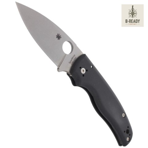 Nóż składany Spyderco Shaman Black G10, Stonewashed CPM S30V by Sal Glesser (C229GP)
