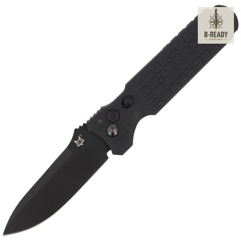 Nóż automatyczny Fox Predator II 2F Full Auto Black FRN, Black Idroglider N690Co (FX-448 B)