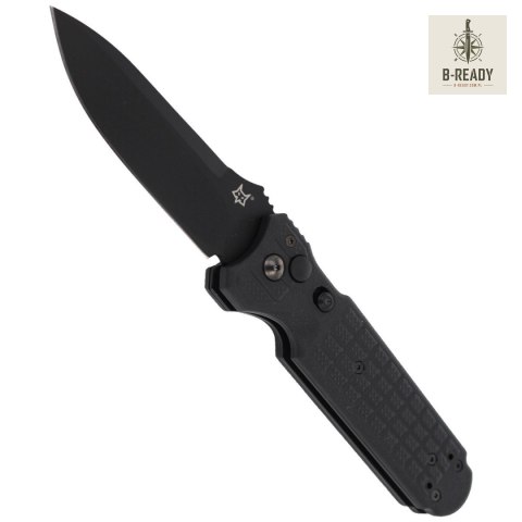 Nóż automatyczny Fox Predator II 2F Full Auto Black FRN, Black Idroglider N690Co (FX-448 B)