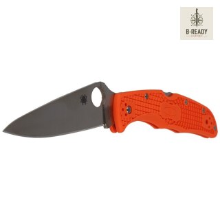 Nóż Spyderco Endura 4 FRN Orange Flat Ground Plain (C10FPOR)
