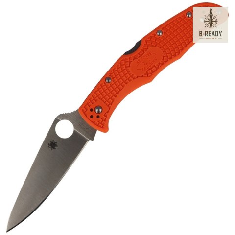 Nóż Spyderco Endura 4 FRN Orange Flat Ground Plain (C10FPOR)