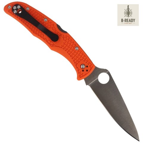 Nóż Spyderco Endura 4 FRN Orange Flat Ground Plain (C10FPOR)