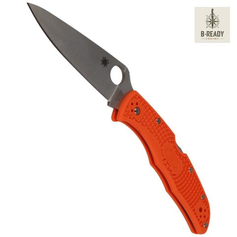 Nóż Spyderco Endura 4 FRN Orange Flat Ground Plain (C10FPOR)
