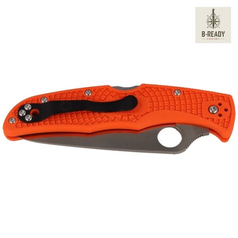 Nóż Spyderco Endura 4 FRN Orange Flat Ground Plain (C10FPOR)