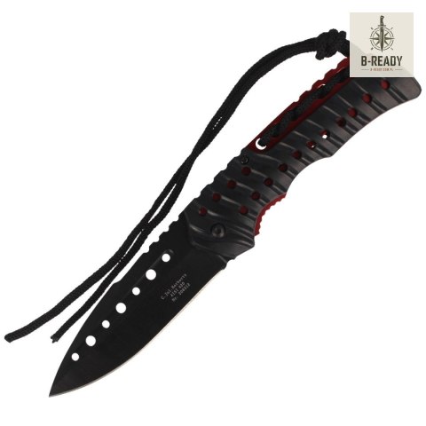 Nóż składany Herbertz CJH Hit Black Polimer, Black Blade (44183 - 208312)