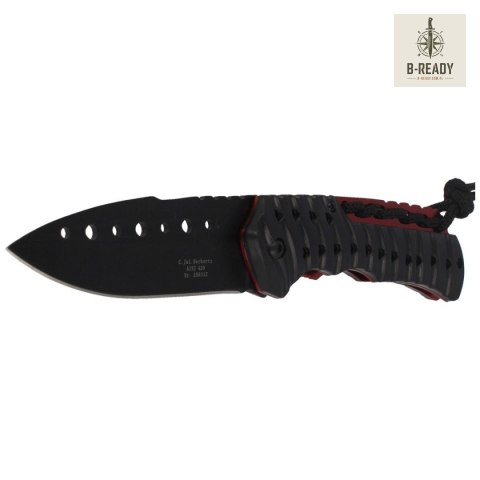 Nóż składany Herbertz CJH Hit Black Polimer, Black Blade (44183 - 208312)