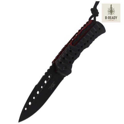 Nóż składany Herbertz CJH Hit Black Polimer, Black Blade (44183 - 208312)