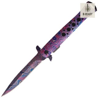 Nóż składany Herbertz CJH Italian Stiletto Colorful Steel, Colorful 420 (10000360)