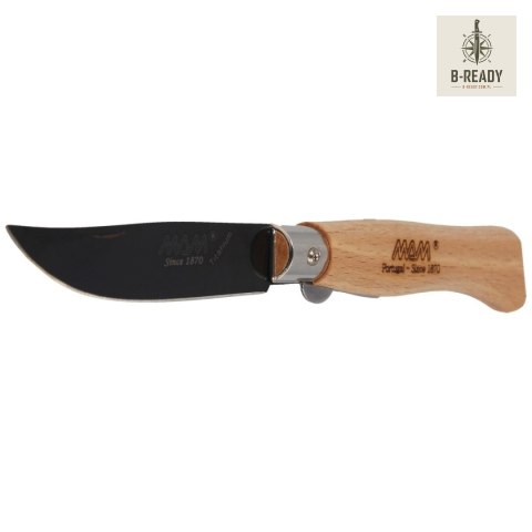 Nóż składany MAM Black Titanium, Beech Wood 83mm (2085)