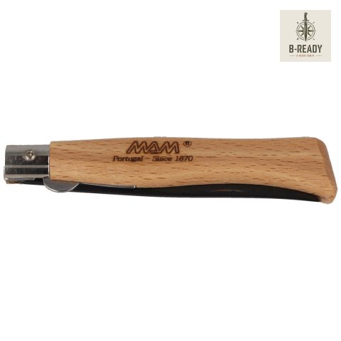 Nóż składany MAM Black Titanium, Beech Wood 83mm (2085)