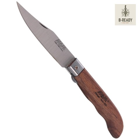 Nóż składany MAM Sportive z blokadą, Medium Dark Beech Wood 83mm (2046-MW)