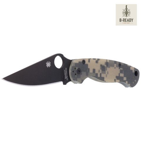 Nóż składany Spyderco Para Military 2 Digital Camo G10, Black DLC CPM S45VN by Sal, Eric Glesser (C81GPCMOBK2)