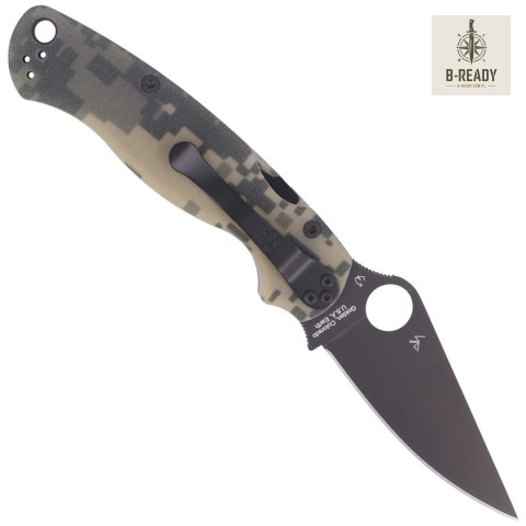 Nóż składany Spyderco Para Military 2 Digital Camo G10, Black DLC CPM S45VN by Sal, Eric Glesser (C81GPCMOBK2)