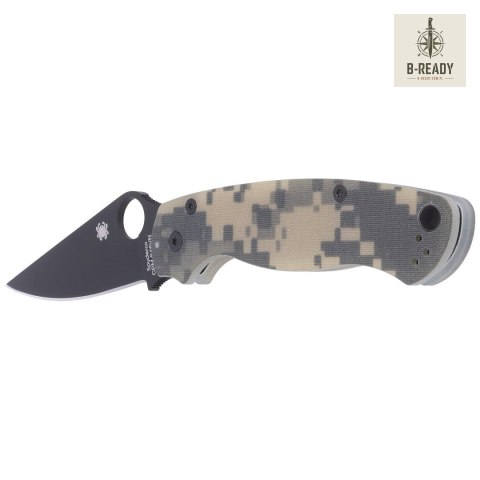 Nóż składany Spyderco Para Military 2 Digital Camo G10, Black DLC CPM S45VN by Sal, Eric Glesser (C81GPCMOBK2)
