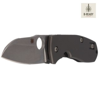 Nóż składany Spyderco Techno 2 Gray Titanium, Stonewashed CTS XHP by Marcin Slysz (C158TIP2)