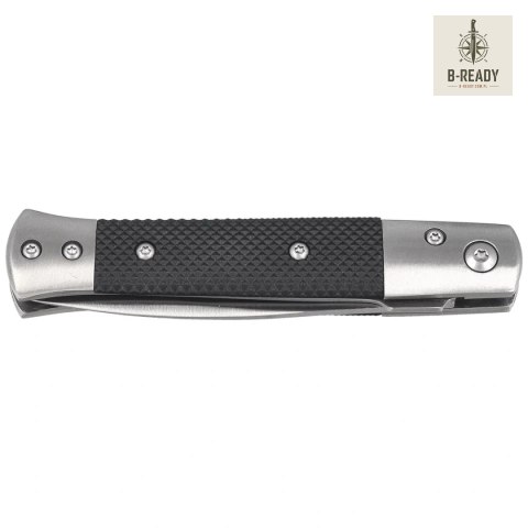 Nóż składany Third Decor Habitat N118B Black Aluminum, Satin 420 (TH-N118B) Decor Habitat