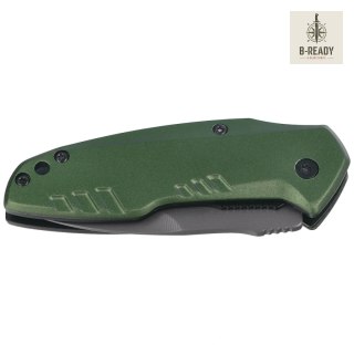 Nóż składany Third Decor Habitat N83V Green Anodized Aluminum, Titanium Gray Coated 420 (TH-N83V) Decor Habitat