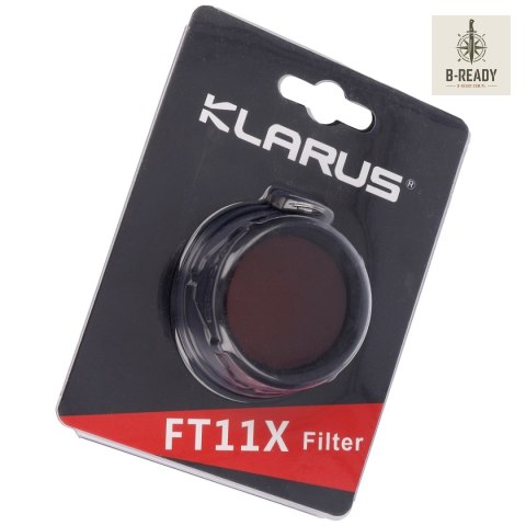 Filtr do latarek Klarus XT11X czerwony (FT11X RD) Klarus