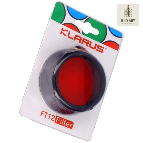 Filtr do latarek Klarus XT12GT czerwony (FT12 RD) Klarus