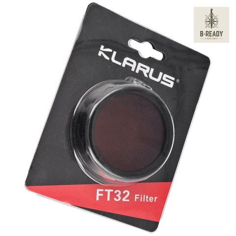 Filtr do latarek Klarus XT32 czerwony (FT32 RD) Klarus