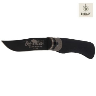 Nóż składany Antonini Old Bear L Total Black, Brass Ring (9303/21_MNK)