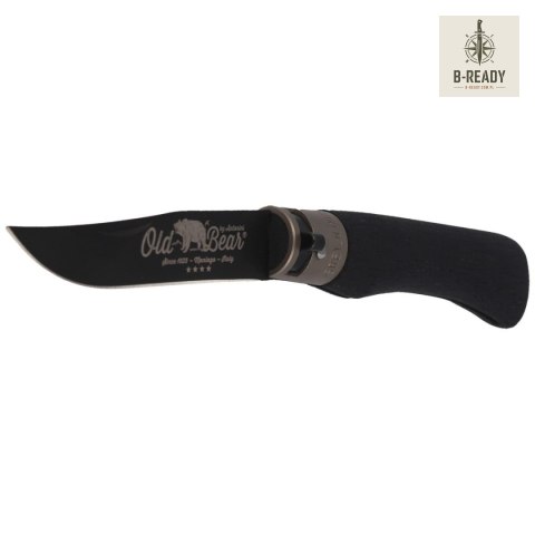 Nóż składany Antonini Old Bear L Total Black, Brass Ring (9303/21_MNK)