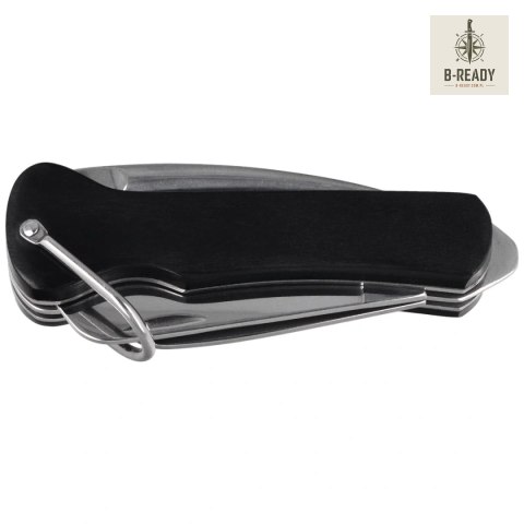 Nóż składany żeglarski Third Decor Habitat N203 Ebony Wood, Polished 440 (TK-N203) Decor Habitat