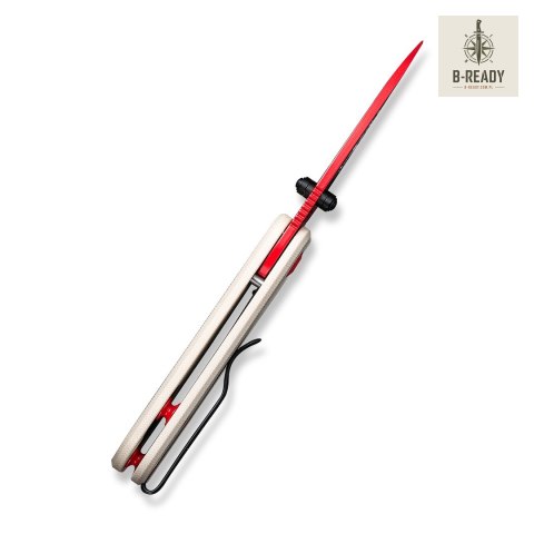 Nóż CIVIVI Baby Banter Ivory G10 Red C19068S-7