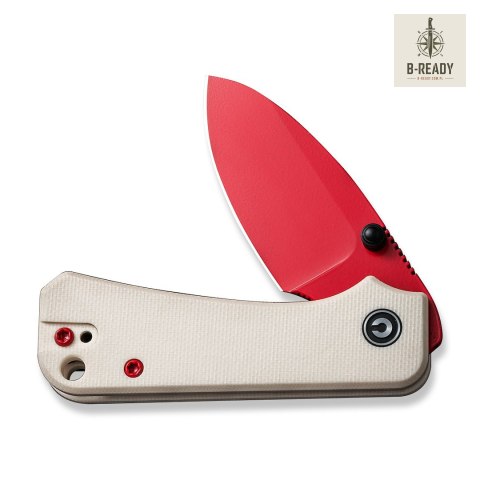 Nóż CIVIVI Baby Banter Ivory G10 Red C19068S-7