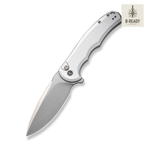 Nóż CIVIVI Button Lock Praxis Aluminum Silver
