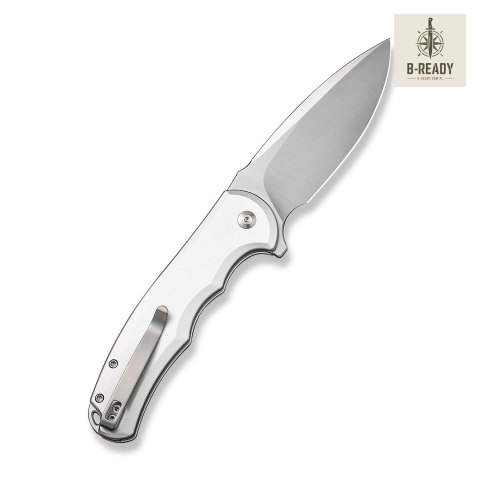 Nóż CIVIVI Button Lock Praxis Aluminum Silver