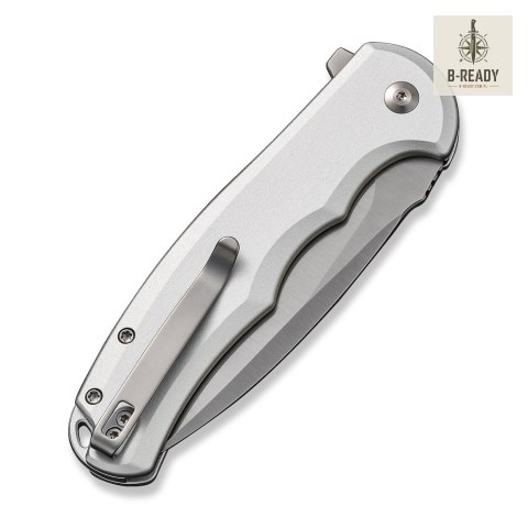 Nóż CIVIVI Button Lock Praxis Aluminum Silver