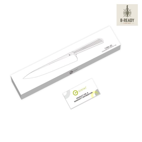 Nóż Kuchenny CIVIVI Cibus 14C28N Milled Black G10 C23048-1