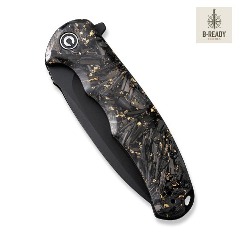 Nóż CIVIVI Praxis Shredded Carbon Gold