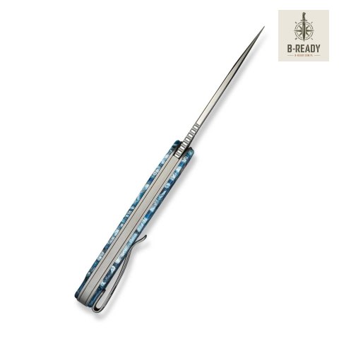 Nóż Civivi Elementum Slip Joint 14C28N Blue Resin