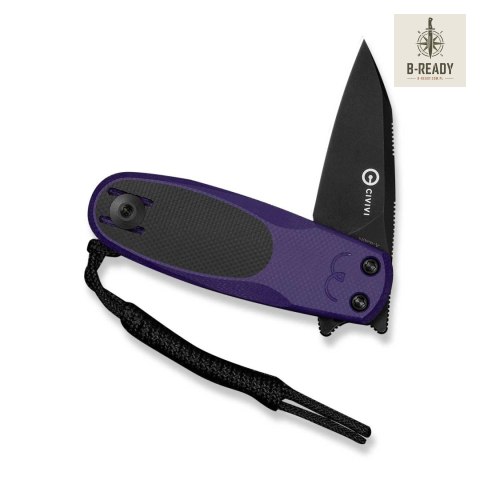 Nóż Civivi Purr Nitro-V Purple & Black G10