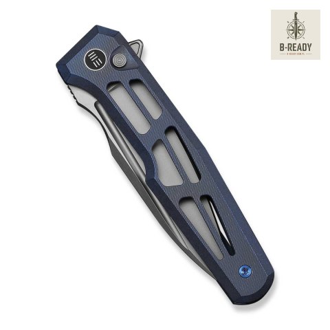Nóż Składany WE Knife Dressytak M390 Blue Titanium
